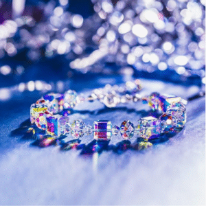 Sterling Silver Bracelets for Women Northern Lights Crystals Bracelet